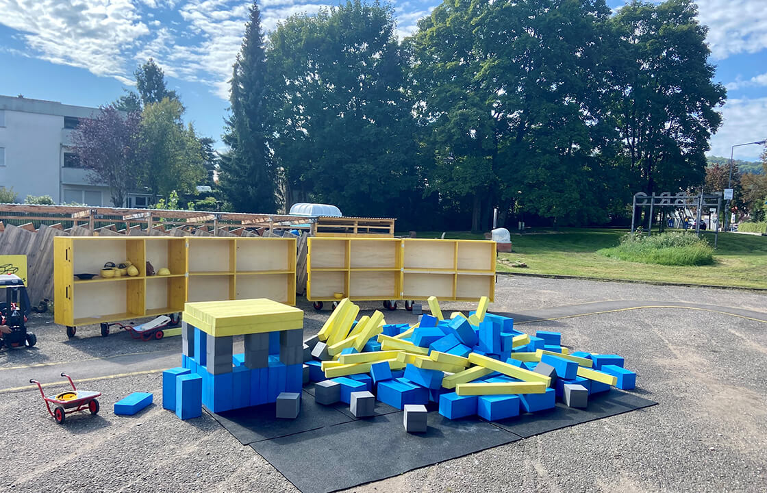 Bild der Kinderbaustelle auf dem FABRIC-Gelände